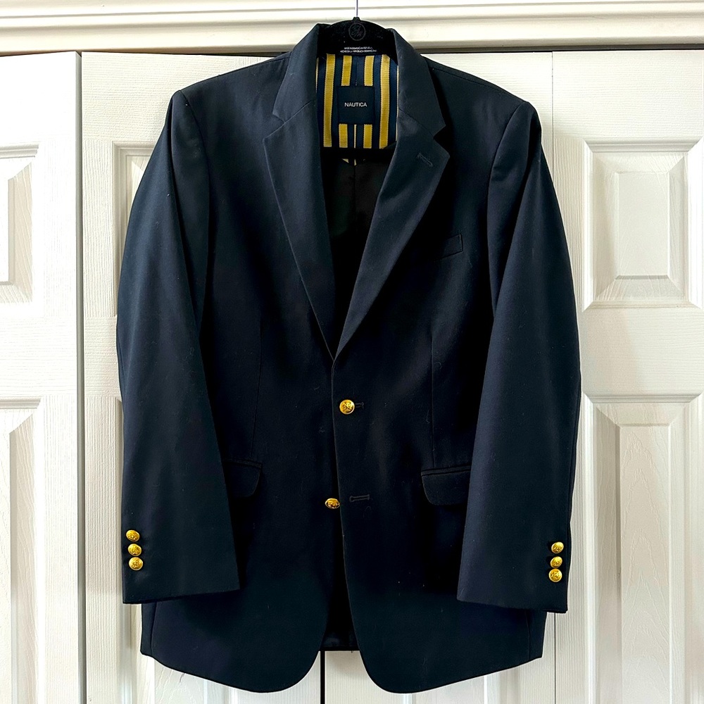 Nautica Boys Navy Sport Coat size 18